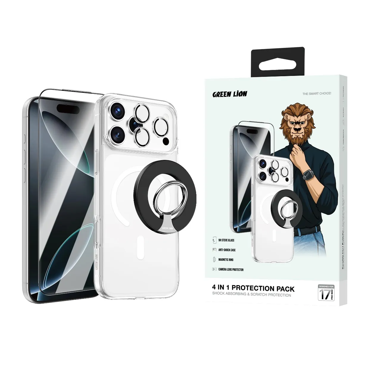 غلاف آيفون 4 في 1 من جرين لاين