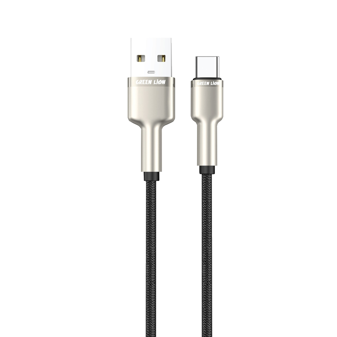 توصيلة USB-A to USB-C  brided cable
